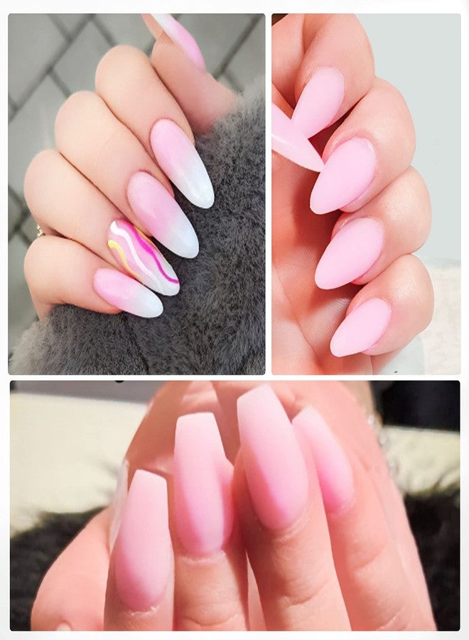 Molisaka Pink Acrylic Powder for Nails, Professional Acrylic Nail Powder,Lasting Acrylic Powder for Extension French Nail Art, Acrylic Nail Supplies Sets for Nails Beginners or Salon (1.58oz) - Image 2